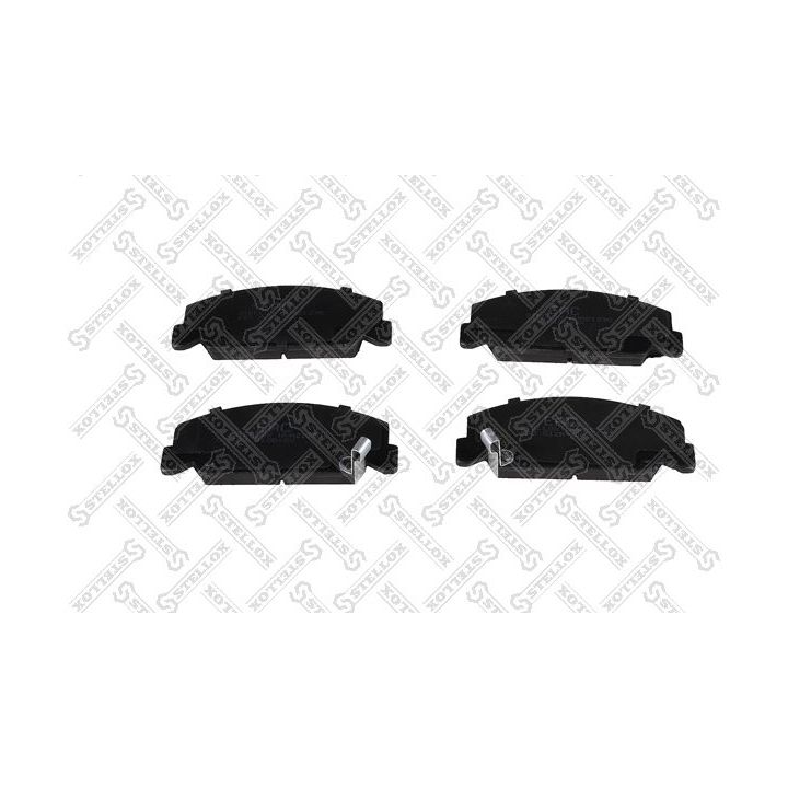 Stabdžių trinkelių rinkinys, diskinis stabdys STELLOX 193 012B-SX