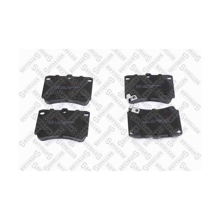 Stabdžių trinkelių rinkinys, diskinis stabdys STELLOX 223 032B-SX