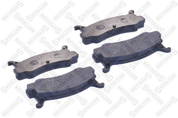 Stabdžių trinkelių rinkinys, diskinis stabdys STELLOX 224 000-SX