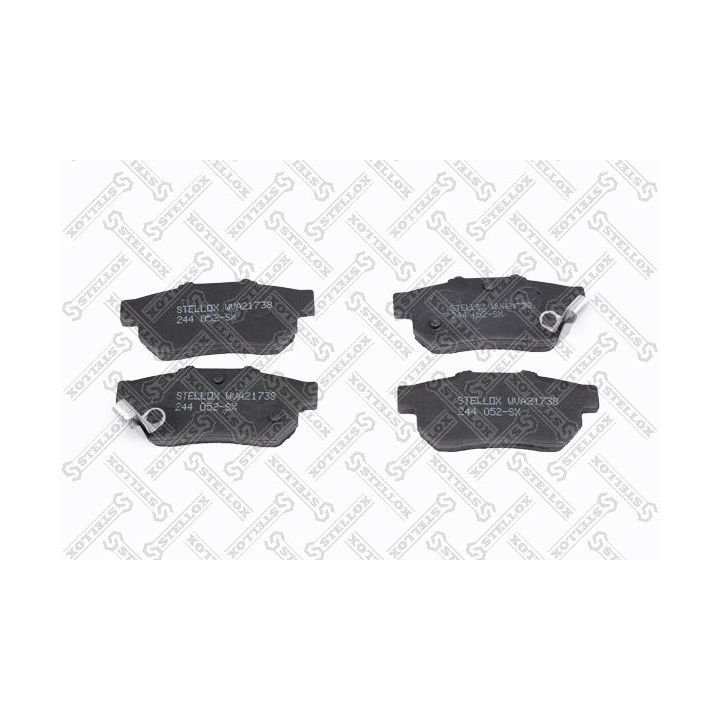 Stabdžių trinkelių rinkinys, diskinis stabdys STELLOX 244 052-SX