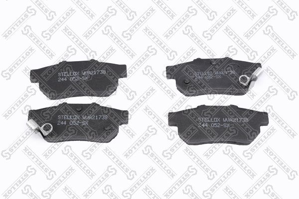 Stabdžių trinkelių rinkinys, diskinis stabdys STELLOX 244 052-SX