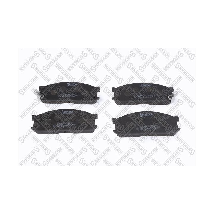 Stabdžių trinkelių rinkinys, diskinis stabdys STELLOX 255 002-SX