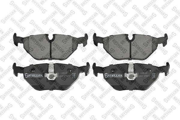 Stabdžių trinkelių rinkinys, diskinis stabdys STELLOX 276 040B-SX