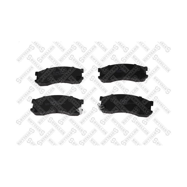 Stabdžių trinkelių rinkinys, diskinis stabdys STELLOX 324 002B-SX