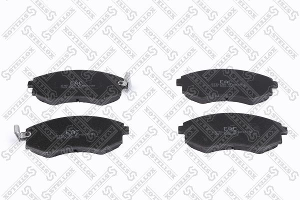 Stabdžių trinkelių rinkinys, diskinis stabdys STELLOX 329 022-SX