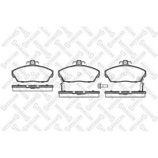 Stabdžių trinkelių rinkinys, diskinis stabdys STELLOX 348 002B-SX