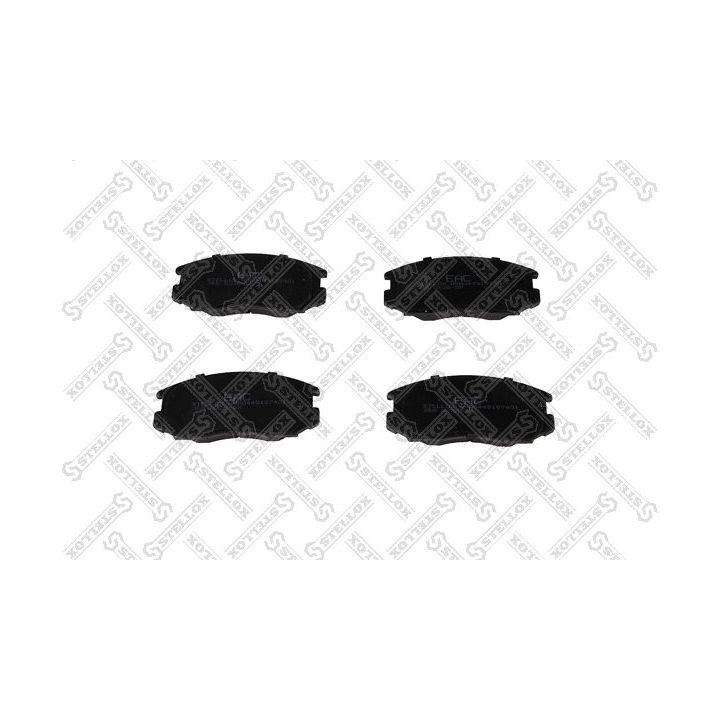 Stabdžių trinkelių rinkinys, diskinis stabdys STELLOX 368 022B-SX