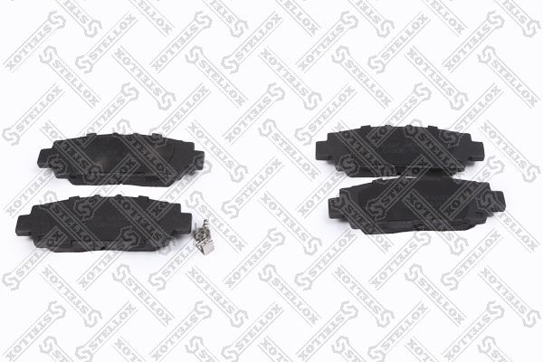 Stabdžių trinkelių rinkinys, diskinis stabdys STELLOX 387 000B-SX