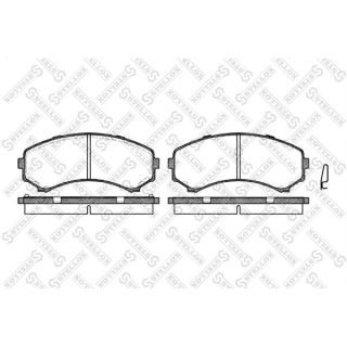 Stabdžių trinkelių rinkinys, diskinis stabdys STELLOX 407 000-SX