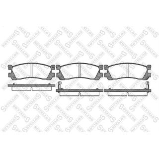 Stabdžių trinkelių rinkinys, diskinis stabdys STELLOX 410 002-SX