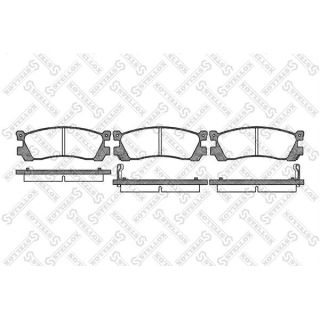 Stabdžių trinkelių rinkinys, diskinis stabdys STELLOX 410 012-SX