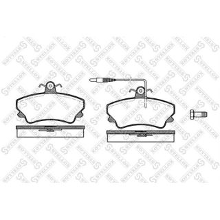 Stabdžių trinkelių rinkinys, diskinis stabdys STELLOX 420 012-SX