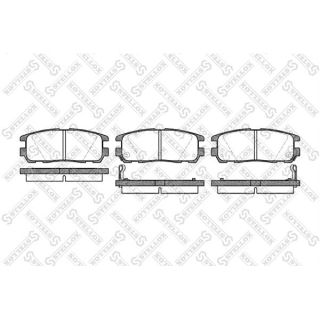 Stabdžių trinkelių rinkinys, diskinis stabdys STELLOX 437 002B-SX