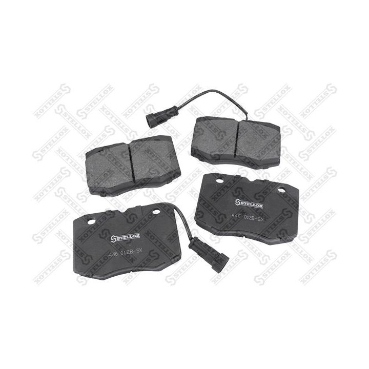 Stabdžių trinkelių rinkinys, diskinis stabdys STELLOX 446 012B-SX
