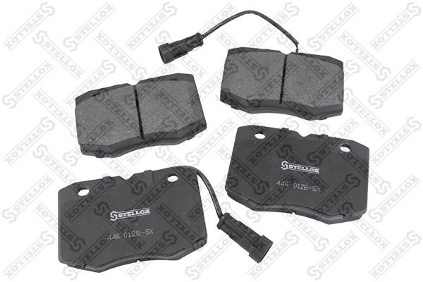 Stabdžių trinkelių rinkinys, diskinis stabdys STELLOX 446 012B-SX