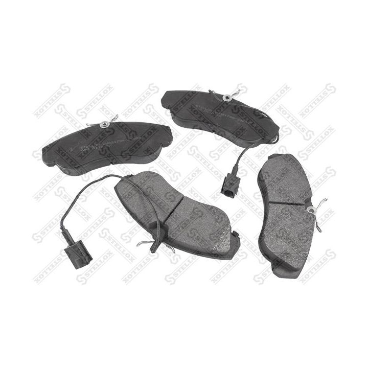 Stabdžių trinkelių rinkinys, diskinis stabdys STELLOX 498 011B-SX