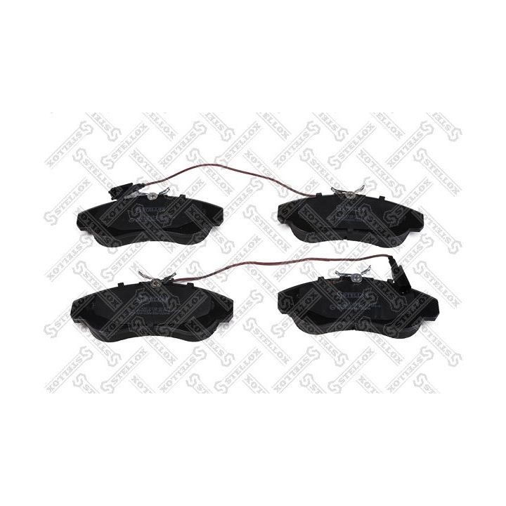 Stabdžių trinkelių rinkinys, diskinis stabdys STELLOX 498 011B-SX