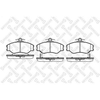 Stabdžių trinkelių rinkinys, diskinis stabdys STELLOX 505 002-SX