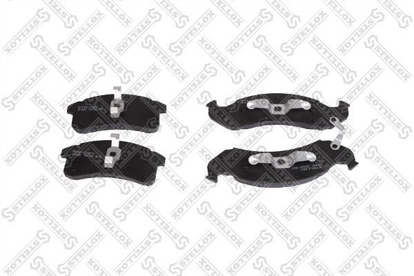 Stabdžių trinkelių rinkinys, diskinis stabdys STELLOX 548 002-SX