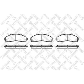 Stabdžių trinkelių rinkinys, diskinis stabdys STELLOX 582 002B-SX