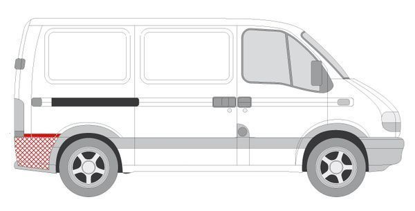 Vidinis sparno skydas BLIC 6504-03-5088588P