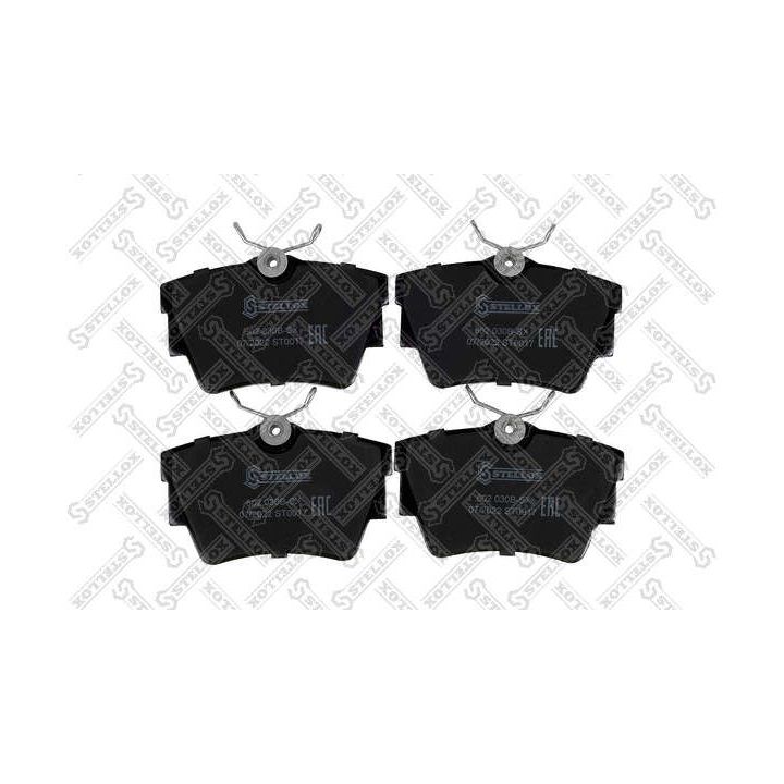 Stabdžių trinkelių rinkinys, diskinis stabdys STELLOX 602 030B-SX
