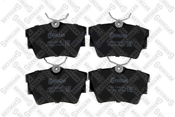 Stabdžių trinkelių rinkinys, diskinis stabdys STELLOX 602 030B-SX