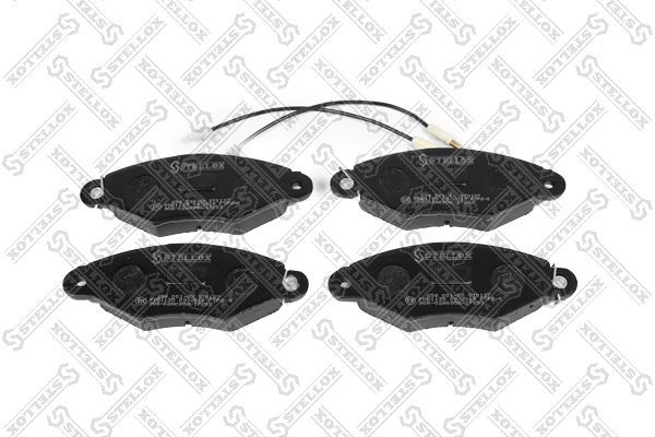 Stabdžių trinkelių rinkinys, diskinis stabdys STELLOX 654 001-SX