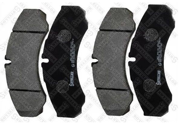 Stabdžių trinkelių rinkinys, diskinis stabdys STELLOX 662 000-SX