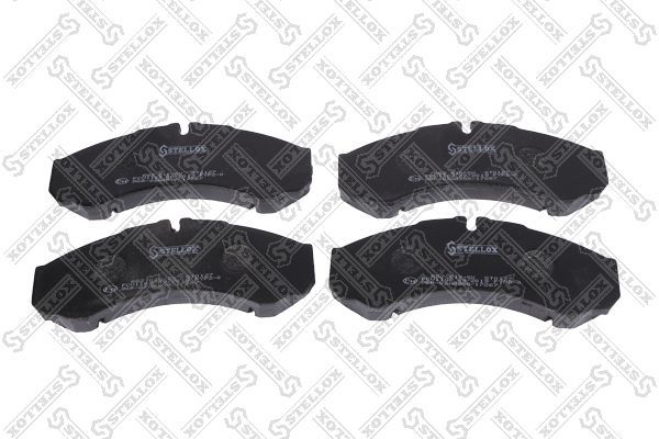 Stabdžių trinkelių rinkinys, diskinis stabdys STELLOX 662 010-SX