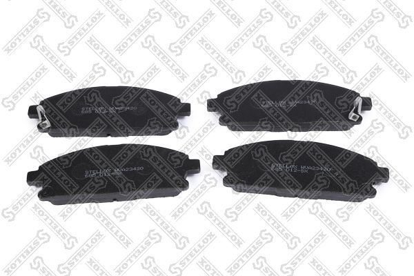 Stabdžių trinkelių rinkinys, diskinis stabdys STELLOX 685 012-SX