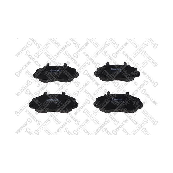 Stabdžių trinkelių rinkinys, diskinis stabdys STELLOX 688 000B-SX