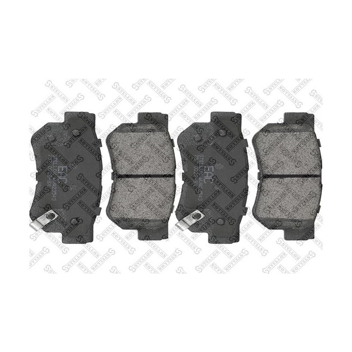 Stabdžių trinkelių rinkinys, diskinis stabdys STELLOX 757 022B-SX