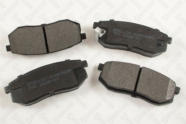 Stabdžių trinkelių rinkinys, diskinis stabdys STELLOX 760 002B-SX