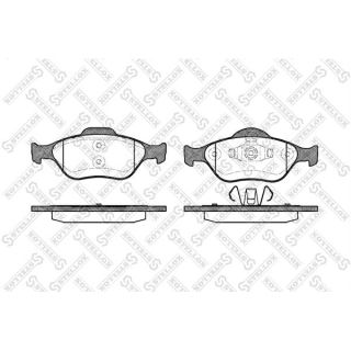 Stabdžių trinkelių rinkinys, diskinis stabdys STELLOX 777 000-SX