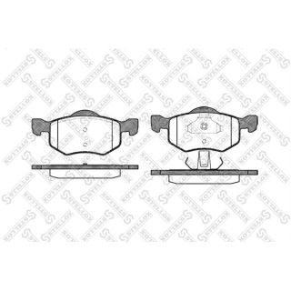 Stabdžių trinkelių rinkinys, diskinis stabdys STELLOX 813 000-SX