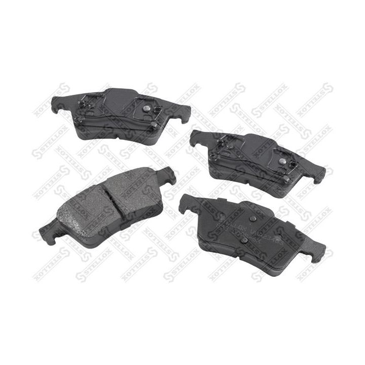 Stabdžių trinkelių rinkinys, diskinis stabdys STELLOX 853 000B-SX