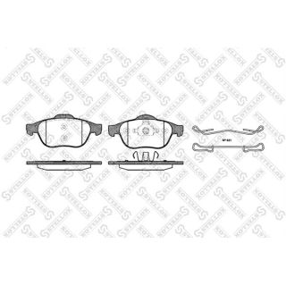 Stabdžių trinkelių rinkinys, diskinis stabdys STELLOX 854 000B-SX