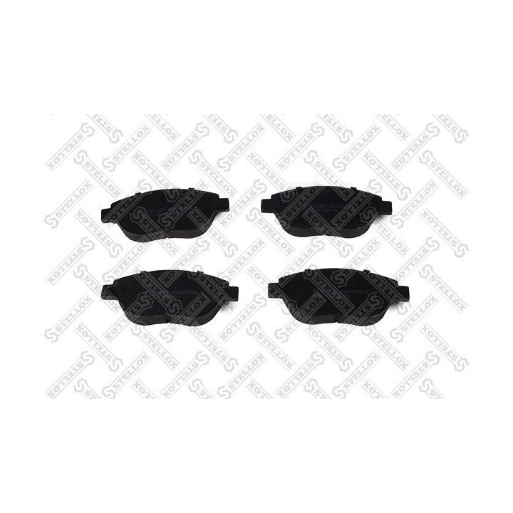 Stabdžių trinkelių rinkinys, diskinis stabdys STELLOX 870 010B-SX