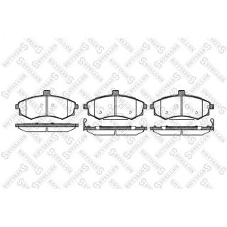 Stabdžių trinkelių rinkinys, diskinis stabdys STELLOX 904 002B-SX