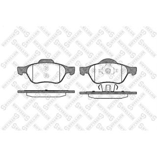 Stabdžių trinkelių rinkinys, diskinis stabdys STELLOX 973 000-SX