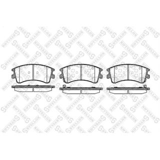 Stabdžių trinkelių rinkinys, diskinis stabdys STELLOX 981 002B-SX