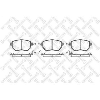 Stabdžių trinkelių rinkinys, diskinis stabdys STELLOX 996 002-SX