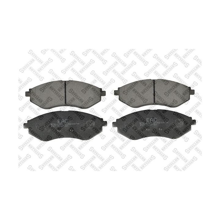 Stabdžių trinkelių rinkinys, diskinis stabdys STELLOX 997 000-SX