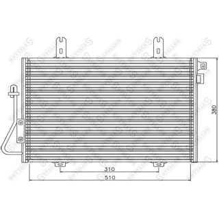 Kondensatorius, oro kondicionierius STELLOX 10-45041-SX