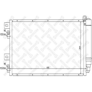Kondensatorius, oro kondicionierius STELLOX 10-45076-SX