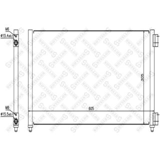 Kondensatorius, oro kondicionierius STELLOX 10-45085-SX