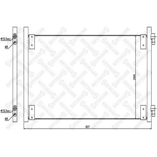 Kondensatorius, oro kondicionierius STELLOX 10-45088-SX