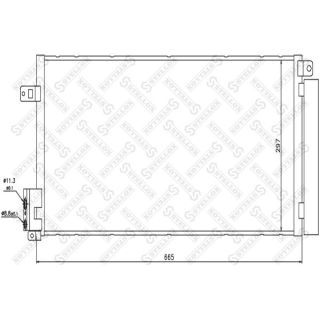 Kondensatorius, oro kondicionierius STELLOX 10-45092-SX