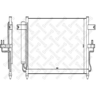 Kondensatorius, oro kondicionierius STELLOX 10-45099-SX